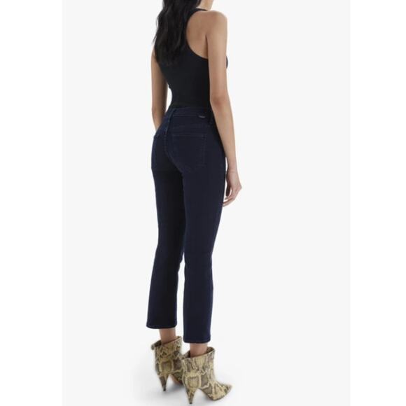 Mother Insider Ankle High Rise Cropped Bootcut Jean Holding Hands Size 25 - Picture 3 of 10